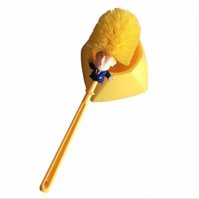 Creative Design Toilet Cleaning Brush like Donald Trump Toilet Brush