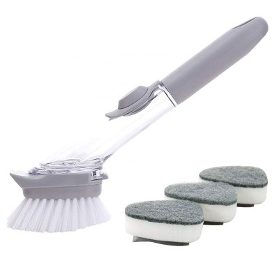 Soap Dispensing Dish Brush Cleaning Scrubber Cleaning Tool Perfect Replacement Brushes for Kitchen Cleaning