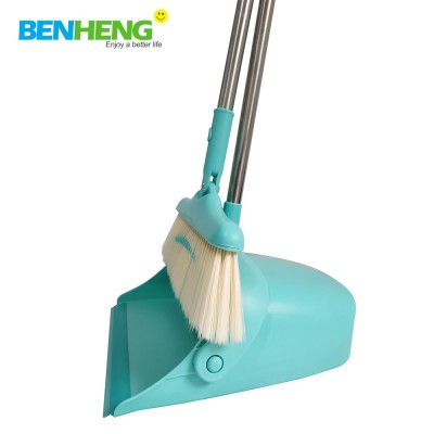 180 Rotary Long Tube Stainless Steel Broom and Dustpan Set